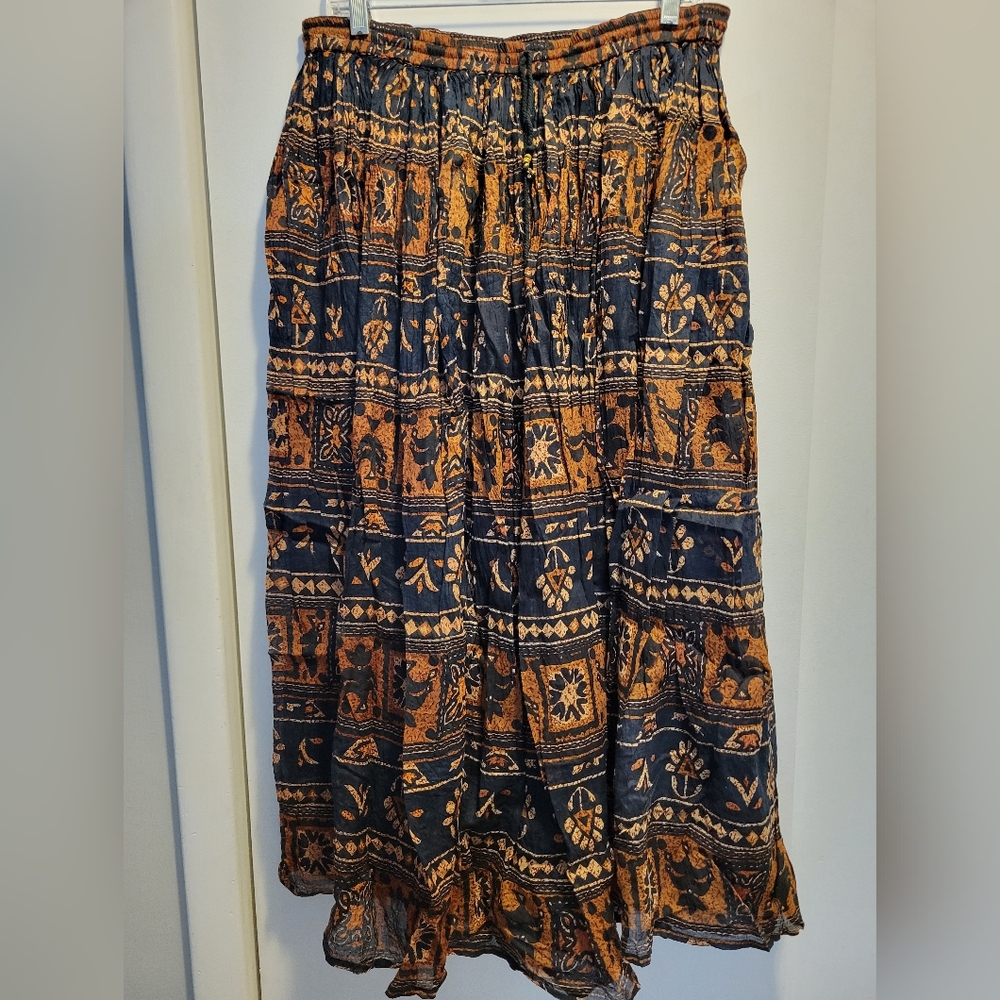 Boho ethnic print skirt. Bundle 3 for $25!